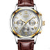 Mens Leather Casual Watch