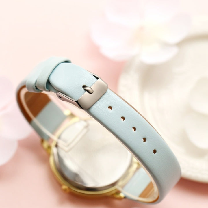 High Quality Fashion Leather Strap Rose Gold Women Watch Casual Love Heart Quartz Wrist Watch Women Dress Ladies Luxury Watches