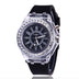 LED Luminous Watches Geneva Women Quartz Watch Women Ladies Silicone Bracelet Watches